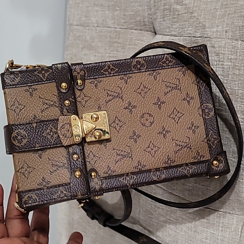 Louis  Vuitton Reverse Monogram Trunk Case Crossbody Bag - Picture 7 of 12